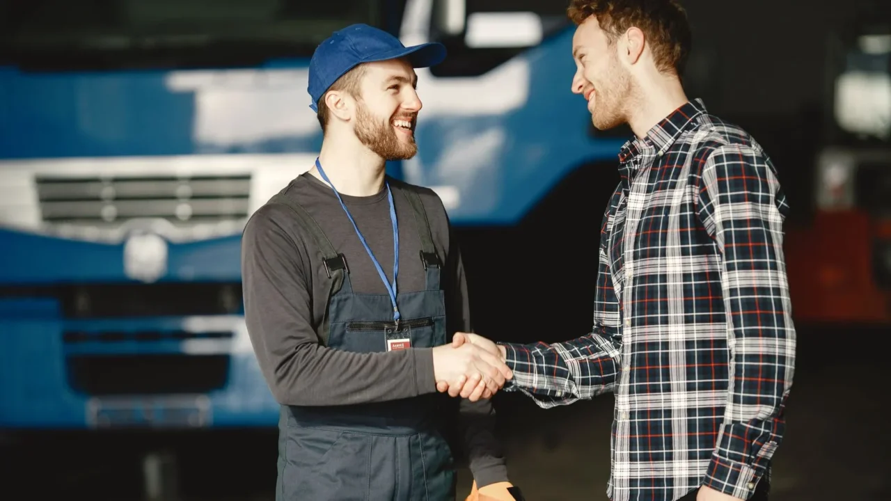Customer Service Handshake Deal